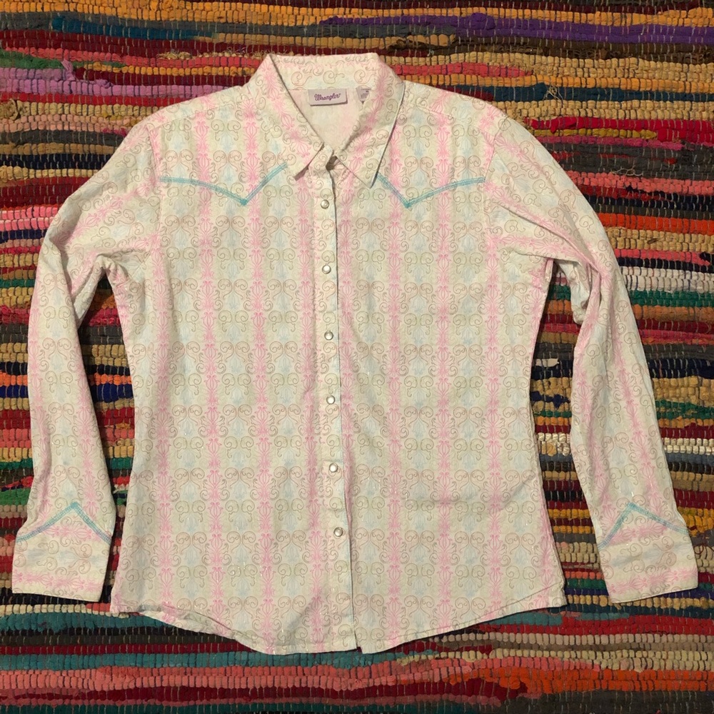 Western Bling Pearl Snap Longsleeve Shirt